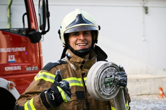 Wolfgang bei der Feuerwehr
